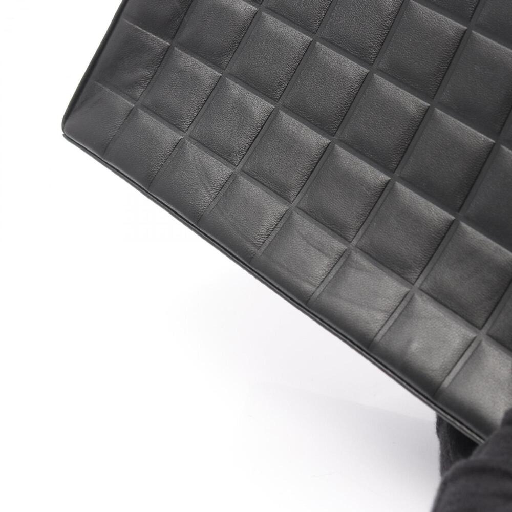 CHANEL Black Lambskin Leather Tote Bag - Picture 12 of 14